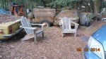 My two favorite Adirondak chairs that Lance made